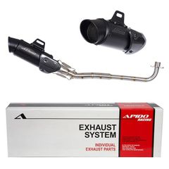 ΕΞΑΤΜΙΣΕΙΣ YAMAHA CRYPTON-R 105-115 (017-3322 BLACK) APIDO NEW GEN.(B)
