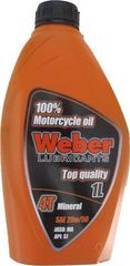 ΛΑΔΙ Weber 4T Mineral 20W-50 1lt