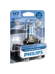 PHILIPS H7 12V 55W PX26d WhiteVision Ultra 4200K (12972WVUB1) 1τμχ