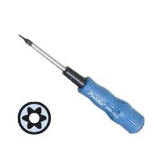 Κατσαβίδι TORX με τρύπα T-05H T/PRO'SKIT και μπλε αντιολισθητική λαβή