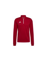Adidas Entrada 22 Ανδρική Μπλούζα με Φερμουάρ Μακρυμάνικη Κόκκινη H57556