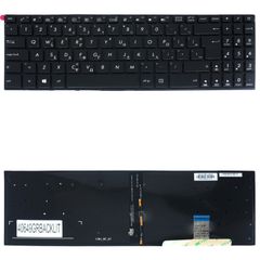 Πληκτρολόγιο Laptop ASUS N580 N580V N580VD N580VN N580GD Keyboard GR backlit OEM (Κωδ.40649GRBACKLIT)
