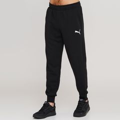 Men's Puma Essential Regular Fit Pant In Black | 586716-51