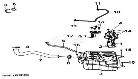 ΤΡΟΜΠΑ ΒΕΝΖΙΝΗΣ 16700-Z5C-010