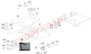 ΤΣΙΜΟΥΧΑ ΤΑΠΑΣ ΡΕΖΕΡΒΟΥΑΡ 43103-RAM-00