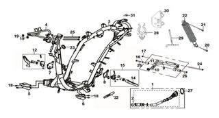 ΒΑΣΗ ΠΑΤΩΜΑΤΟΣ ΑΡΙΣΤΕΡΗ 50182-X8A-010