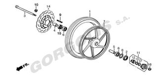 ΑΤΕΡΜΟΝΑΣ ΚΟΝΤΕΡ ΔΙΣΚΟΦΡΕΝΟΥ ΜΑΥΡΟΣ VHC997-183001-0250