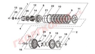 ΔΙΣΚΟΙ ΑΜΠΡΑΓΙΑΖ ΜΕΤΑΛΛΙΚΟΙ ΣΕΤ 22311-BAA-000-A