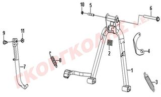 ΒΑΣΗ ΕΛΑΤΗΡΙΟΥ ΚΕΝΤΡΙΚΟΥ ΣΤΑΝΤ 50523-B7A-100
