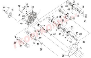 ΚΑΡΤΕΡ ΔΙΑΦΟΡΙΚΟΥ 21200-RB1-000