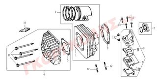 ΦΛΑΝΤΖΑ ΚΕΦΑΛΗΣ ΚΥΛΙΝΔΡΟΥ 12251-T5C-000
