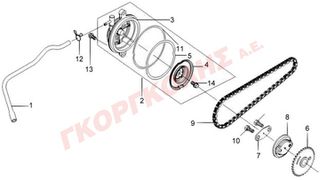 ΤΣΙΜΟΥΧΑ O-RING ΚΑΠΑΚΙΟΥ ΚΕΦΑΛΗΣ 64*3.5MM 12351-M36-000