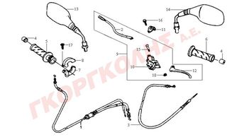 ΜΑΝΕΤΑ ΑΡΙΣΤΕΡΗ ΜΑΥΡΗ 53178-T5C-000