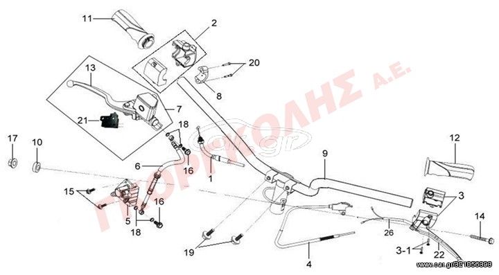 ΔΙΑΚΟΠΤΗΣ ΤΙΜΟΝΙΟΥ ΑΡΙΣΤΕΡΟΣ 35200-A8B-000-TW