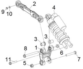 ΒΑΣΗ ΟΠΙΣΘΙΟΥ ΑΜΟΡΤΙΣΕΡ ΚΑΤΩ BK-001C 5213A-TL1-000