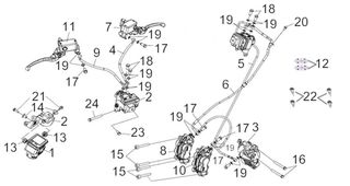 ΔΑΓΚΑΝΑ ΕΜΠΡΟΣΘΙΑ ΠΛΗΡΗΣ ΑΡΙΣΤΕΡΗ BK-001C 45200-TL1-000-KB