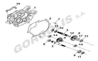 ΓΡΑΝΑΖΙ ΔΙΠΛΟ ΔΙΑΦΟΡΙΚΟΥ 44T/13T 23420-Z7P-010-M1