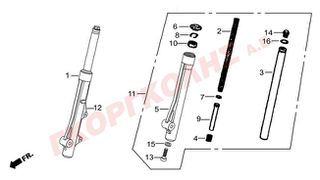 ΚΑΛΑΜΙ ΔΕΞΙΟ ΠΛΗΡΕΣ ΑΣΗΜΙ VHK027-14400-1653