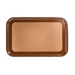 Δίσκος Laminate Με Φελλό Σε Καφέ Χρώμα 34x24cm