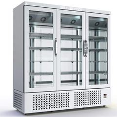 Θάλαμος Συντήρησης Self Service Λευκός με 3 Γυάλινες Πόρτες 198x70x215cm Dominox THS-207-3S-W