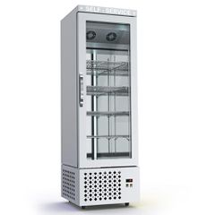Θάλαμος Συντήρησης Self Service Λευκός με 1 Γυάλινη Πόρτα 66x70x215cm Dominox THS-068-1S-W