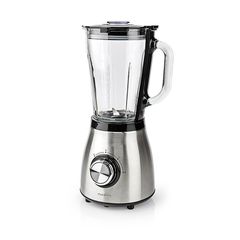 NEDIS KABL350CAL Stand Blender 800W 1.5l  Glass 2-Speed Setting Black / Silver 233-2032