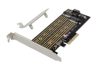 POWERTECH κάρτα επέκτασης 4x PCIe σε M.2 B & M Key NVMe ST531 ST531 id: 44293