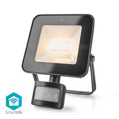 NEDIS WIFILOFS20FBK SmartLife Floodlight Motion Sensor 1500lm Wi-Fi 20W Dimmable 233-2101