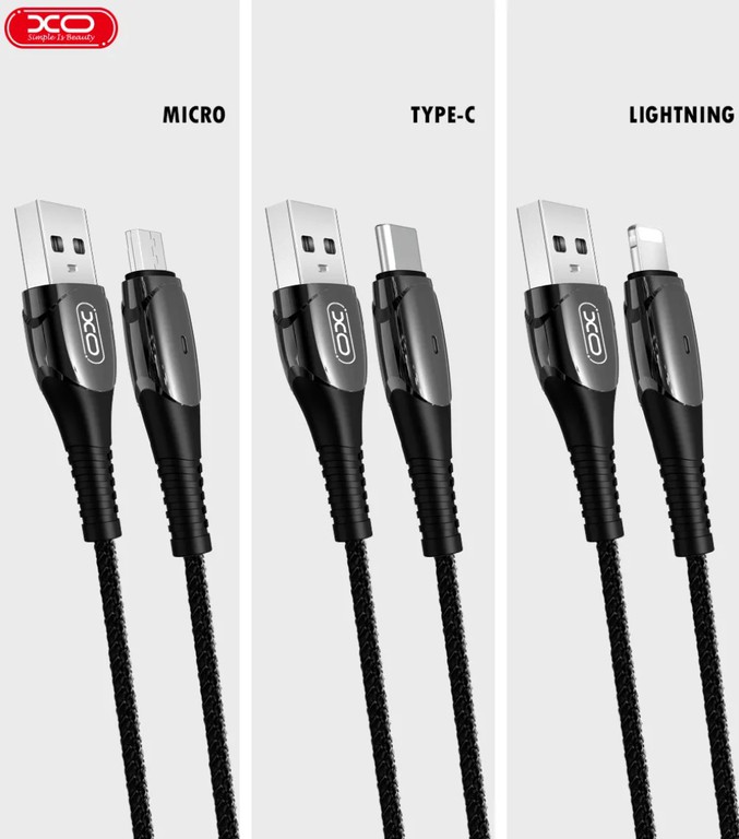 Xo NB145 Smart Chipset Auto Power-off Usb Cable For Micro