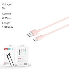 Xo NB156 Usb Cable For Micro Pink