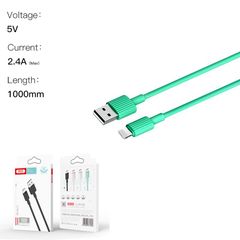 Xo NB156 Usb Cable For Lightning Green