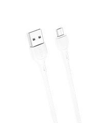 Xo NB200 2.4A Usb Cable Micro 1M White