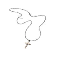 Police, Men's Cross - Νecklace From Silver / Rose Gold Stainless Steel, PJ.25695PSRG/03