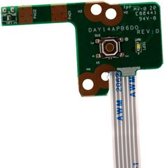 Power Button Board - Power Button Board with Cable for HP 15-p 15-k 14-p 17-p 15-P000 15-K 15T-K000 15-P030nr DAY14APB6D0 762496-001 (Κωδ. 1-BRD067)