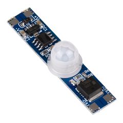 GLOBOSTAR® SENSORA 70697 Ανιχνευτής PIR / Αισθητήρας Κίνησης Ειδικός για Προφίλ Αλουμινίου 180° DC 5-24V 6A 144W Max IP20 - Μ4.9 x Π1 x Υ1.2cm - 2 Χρόνια Εγγύηση
