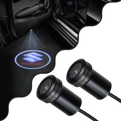 GLOBOSTAR® GHOSTLOGO 81626 Projector Προβολής Μάρκας Αυτοκινήτου SUZUKI LED 2.5W/5W 100lm/200lm 45° DC 12V Αδιάβροχο IP65 Ψυχρό Λευκό 6000K - CREE XHP35 Chip - Μ2.2 x Π3.4 x Υ2.2cm / Q1.9cm - Πακέτο 2