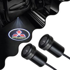 GLOBOSTAR® GHOSTLOGO 81615 Projector Προβολής Μάρκας Αυτοκινήτου MITSUBISHI LED 2.5W/5W 100lm/200lm 45° DC 12V Αδιάβροχο IP65 Ψυχρό Λευκό 6000K - CREE XHP35 Chip - Μ2.2 x Π3.4 x Υ2.2cm / Q1.9cm - Πακέ