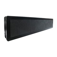 GLOBOSTAR® DISPLAY 90300 Κυλιόμενη Ψηφιακή Επιγραφή P10 Διπλής Όψης LED AC 220-240V Αδιάβροχο IP65 Ψυχρό Λευκό 6000K - WiFi Control μέσω FK APP - Αισθητήρας Θερμοκρασίας & Υγρασίας - Μ104 x Π12 x Υ20c