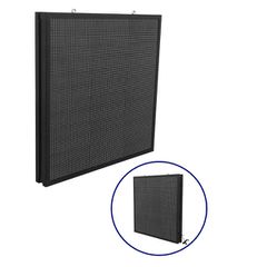 GLOBOSTAR® DISPLAY 90345 Κυλιόμενη Ψηφιακή Επιγραφή P10 Διπλής Όψης LED AC 220-240V Αδιάβροχο IP65 RGBW - WiFi Control μέσω FK APP - Αισθητήρας Θερμοκρασίας & Υγρασίας - Μ104 x Π12 x Υ104cm - 2 Χρόνια