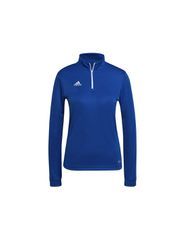 Adidas Entrada 22 Γυναικεία Μπλούζα Μακρυμάνικη με Φερμουάρ Μπλε HG6284