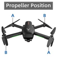 ZLRC SG906 PRO ΜΠΡΟΣΤΑ ΑΡΙΣΤΕΡΟ ΠΟΔΙ ARM B + ΕΛΙΚΕΣ PROPELLERS