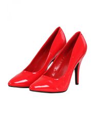Red Vinyl Heels-thumb-1