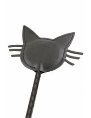 BDSM Καμτσίκι Kitty 50 cm - Μαύρο-thumb-1