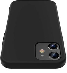 Θήκη Σιλικόνης για Apple iPhone 12 Pro 6.1" ΜΑΥΡΗ (ΟΕΜ)
