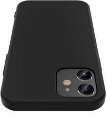 Θήκη Σιλικόνης για Apple iPhone 12 Pro 6.1" ΜΑΥΡΗ (ΟΕΜ)