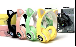 Cat P33M Ασύρματα Over Ear Παιδικά Ακουστικά ΤΙΡΚΟΥΑΖ