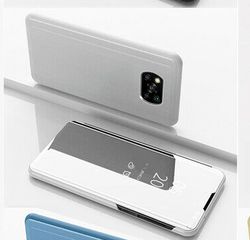 Θήκη Βιβλιο Clear View για Xiaomi Poco X3 - Ασημι (OEM)