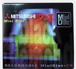 Minidisc εγγραφής Mitsubishi (74 λεπτά) 2 τεμαχια