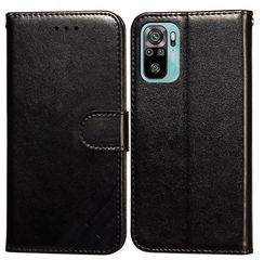 Θήκη Συνθετικής Δερματινης για Xiaomi REDMI NOTE 10 5G - Μαύρο (ΟΕΜ)