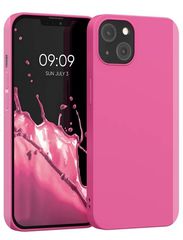 Θήκη ματ TPU σιλικονη μαλακή πίσω κάλυμμα για APPLE 13 6,1" - Fuchsia (OEM)